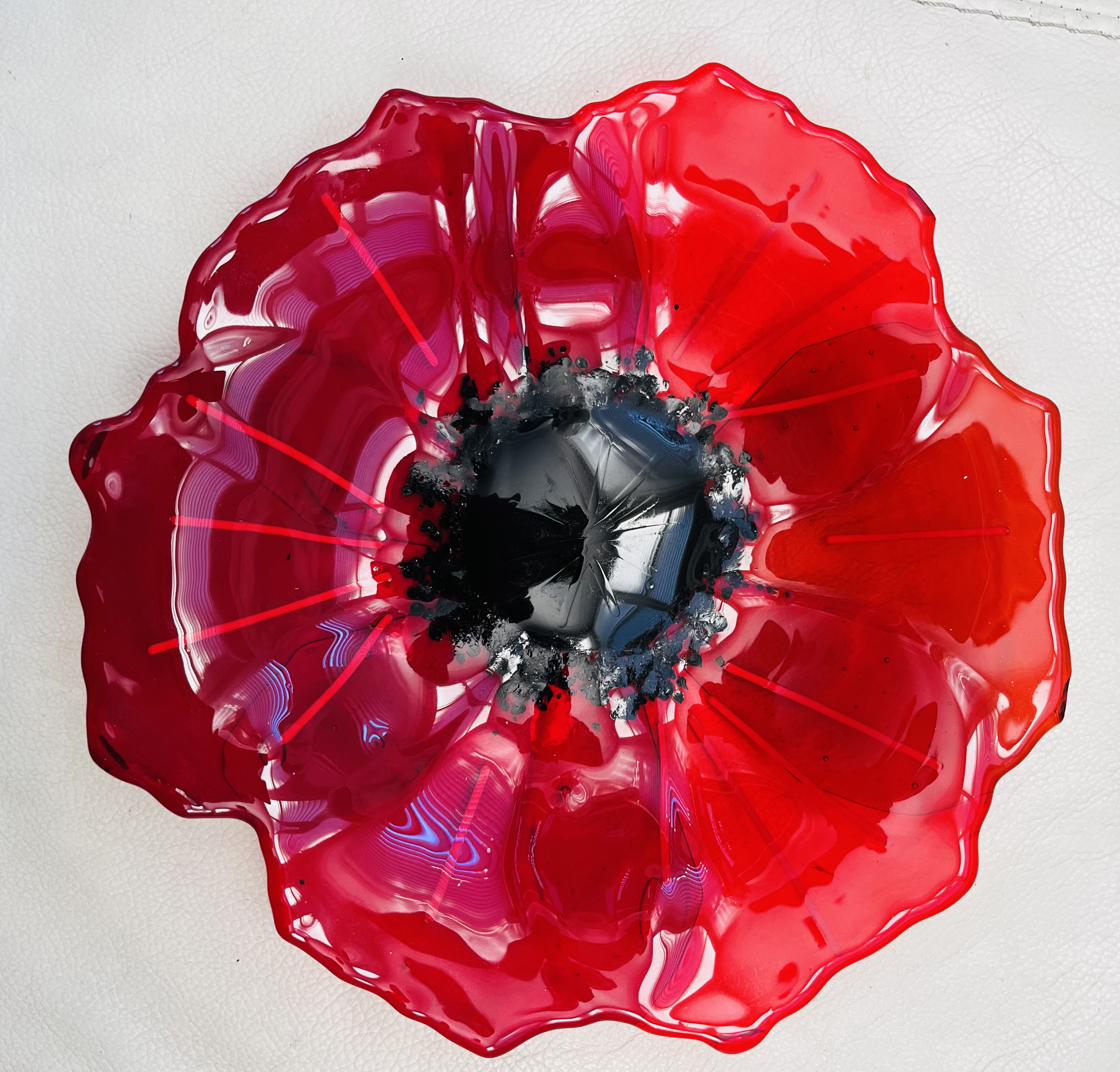 Poppy Handmade Glass Bowl