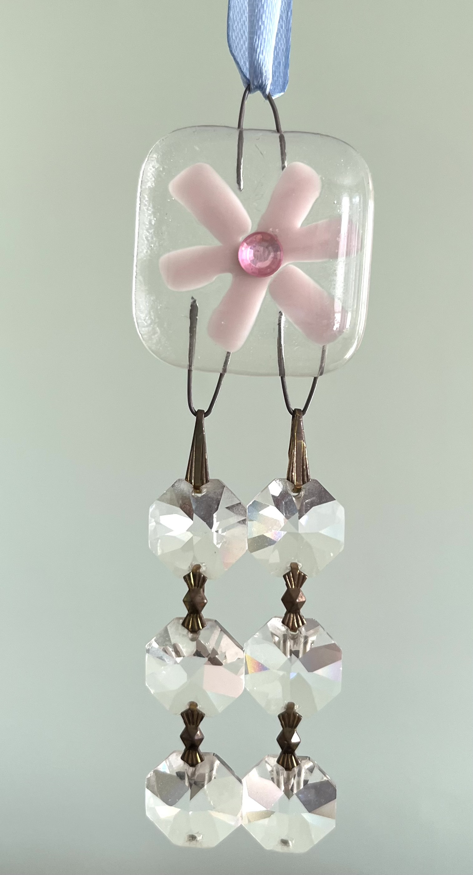 Snowflake Handmade Glass Christmas Ornament