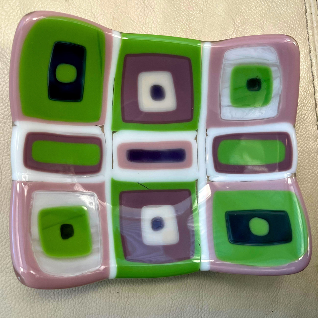 Spring  Colours Shallow Dish