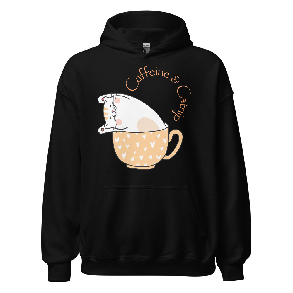 Caffeine & Catnip Unisex Hoodie