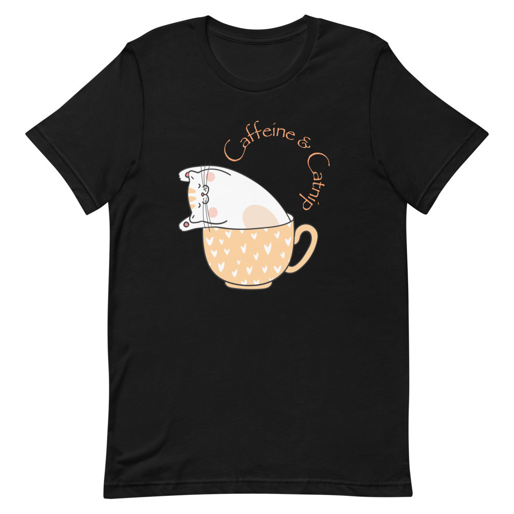 Caffeine & Catnip Unisex t-shirt
