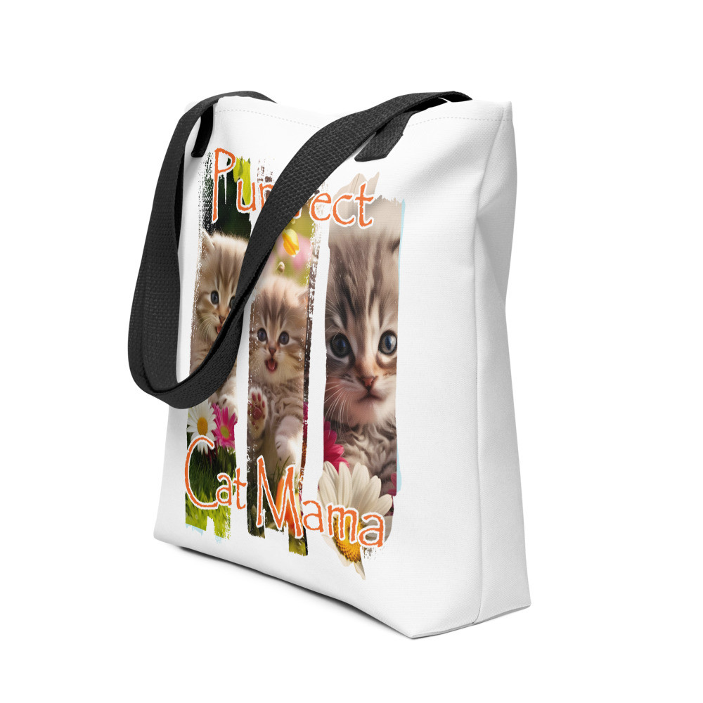 Purrfect Cat Mama Tote bag
