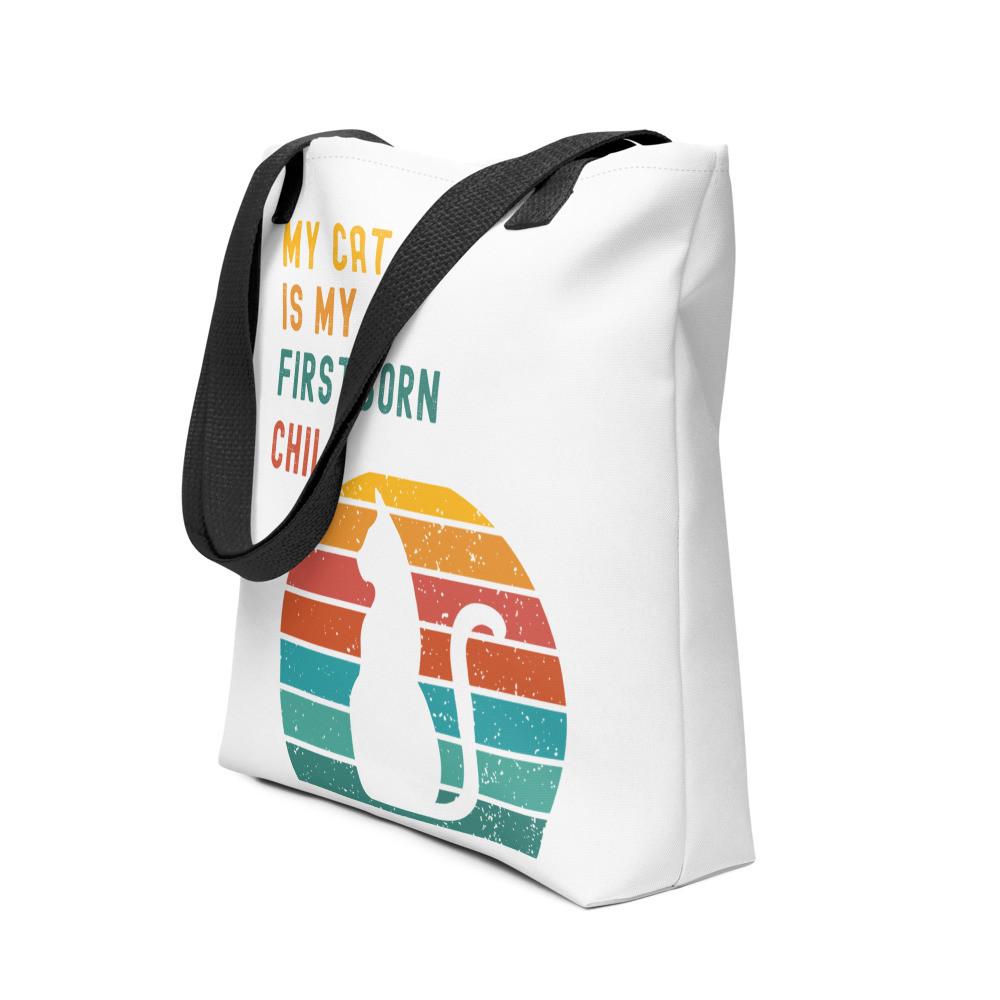 My Cat Is My Firstborn Child Tote bag