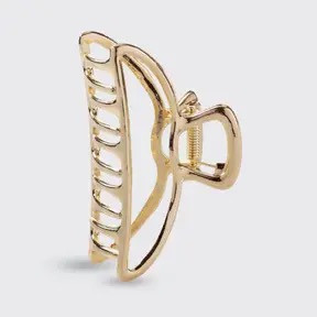 Kitsch Open Shape Claw Clip-Gold