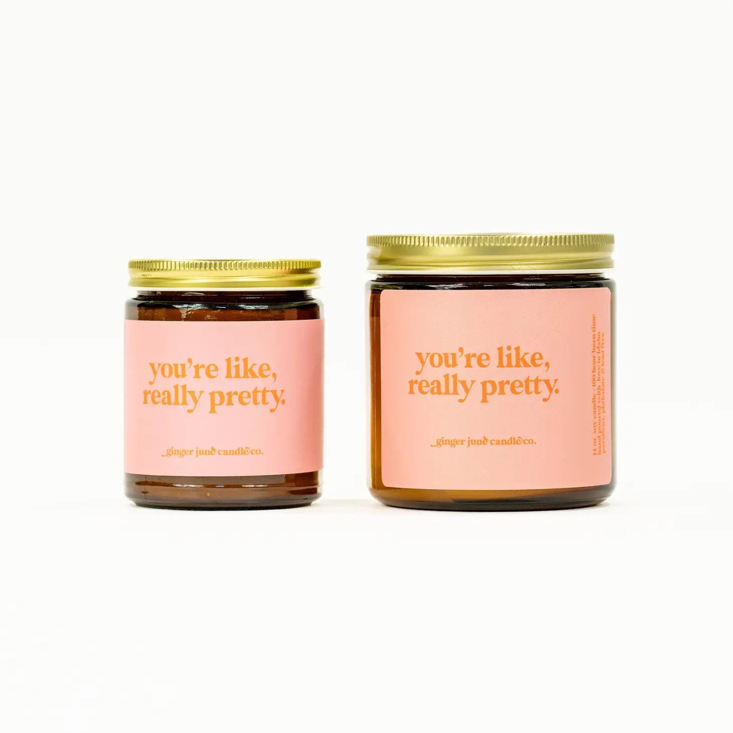 Ginger and June You're Like, Really Pretty Soy Candle