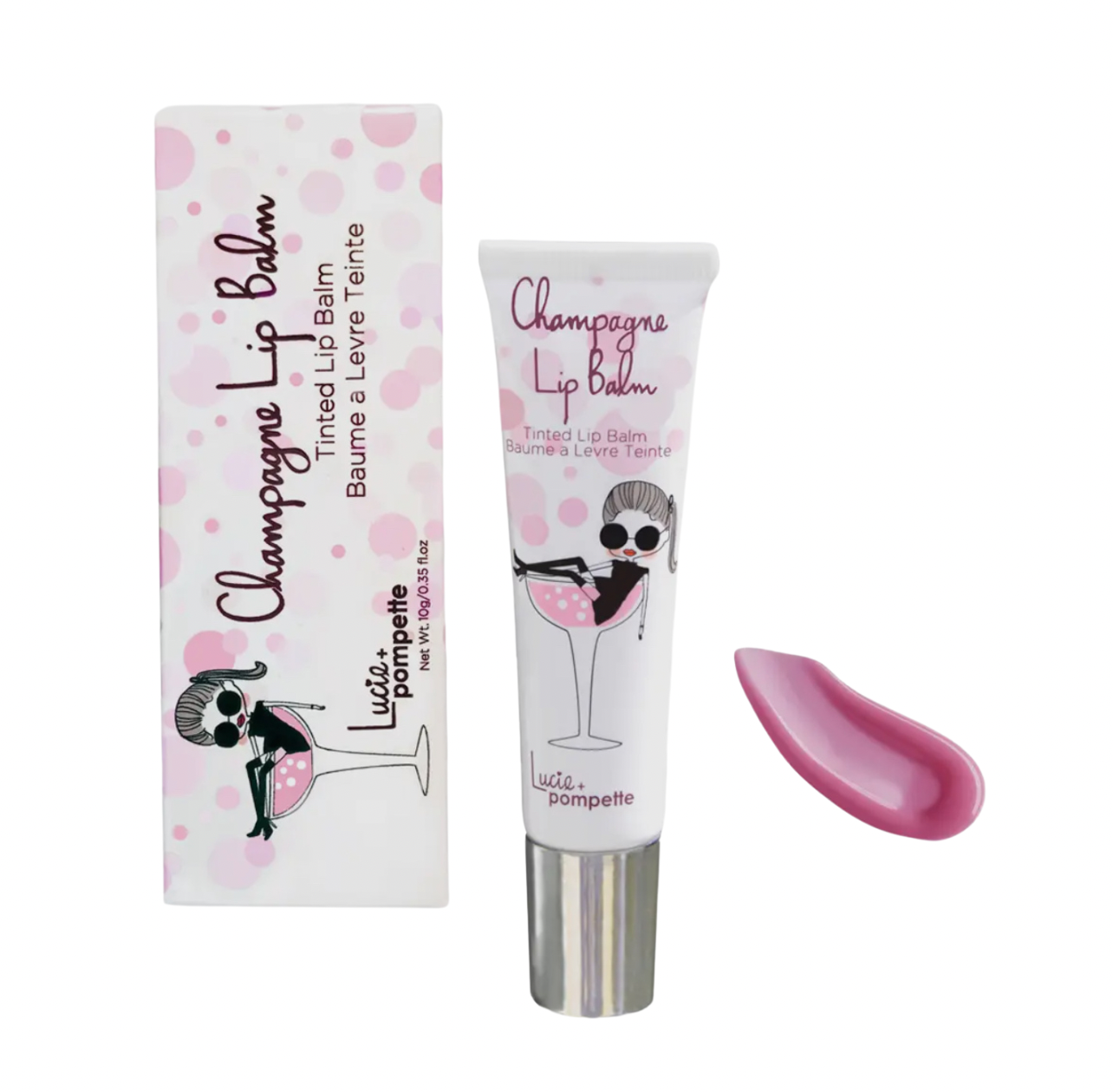 Lucie + Pompette Champagne Tinted Lip Balm