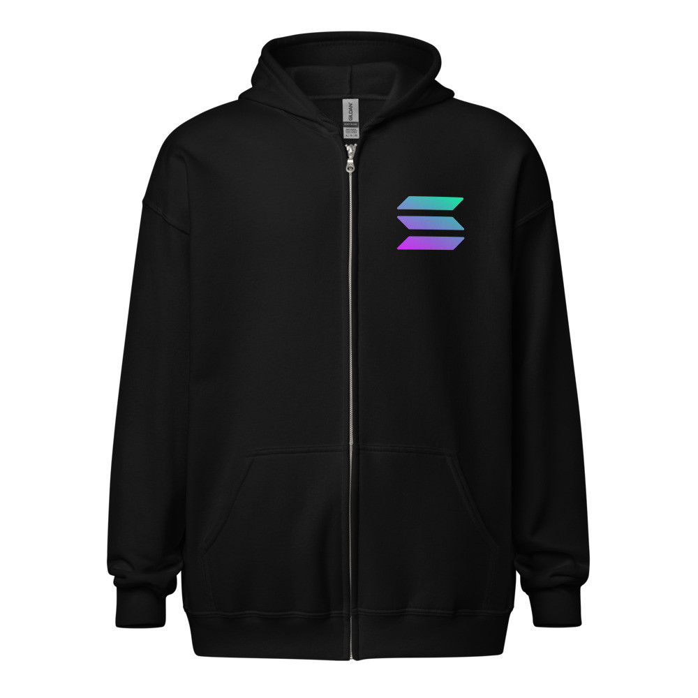 Unisex heavy blend zip hoodie solana