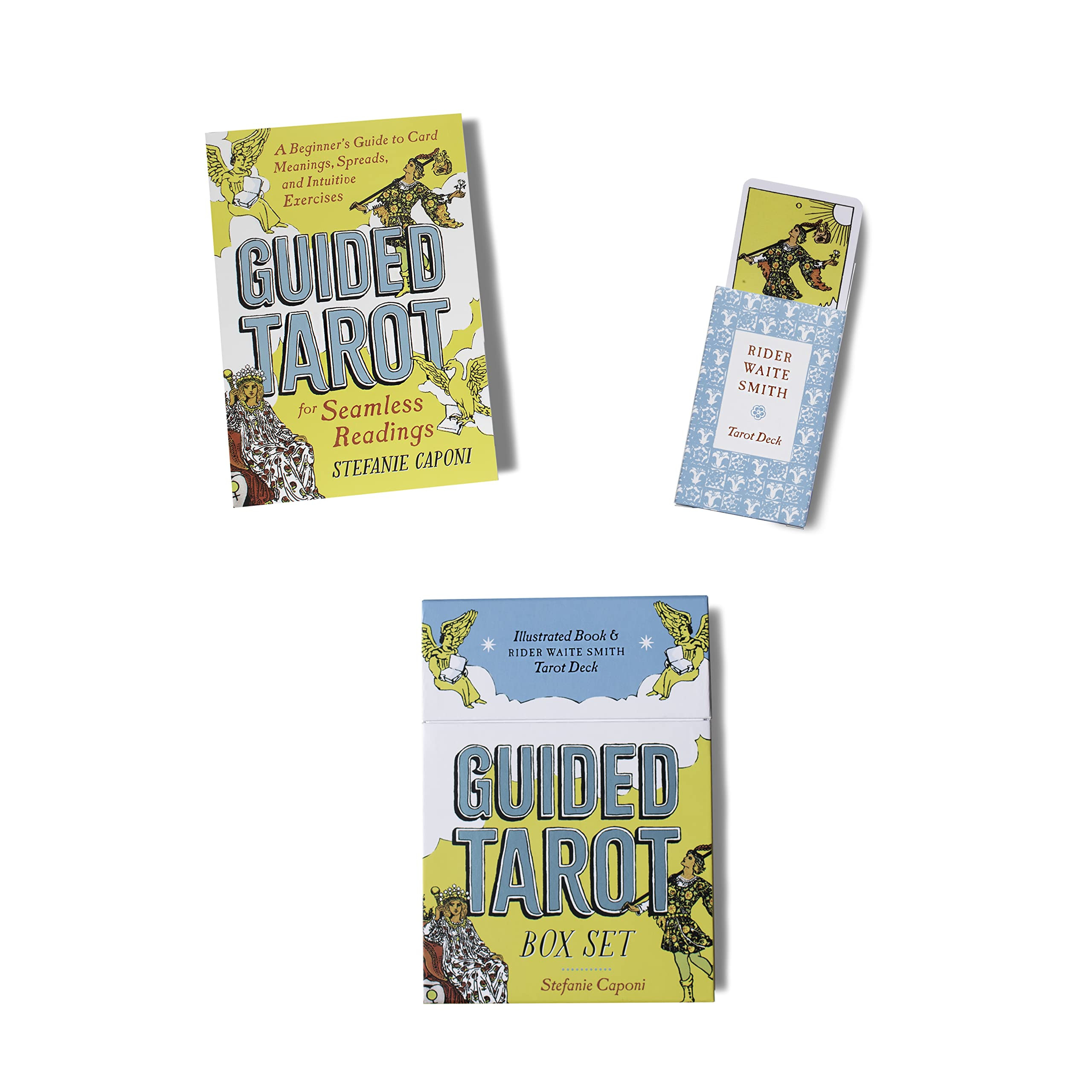 Guided Tarot Box Set: Illustrated Book & Rider Waite Smith Tarot Deck