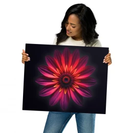 Sacred Floral Art (Red & Purple)