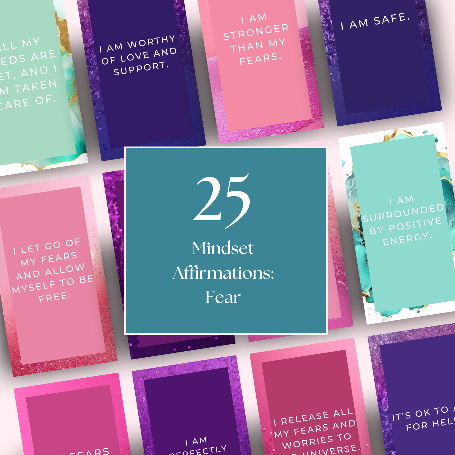 25 Mindset Affirmations: Fear