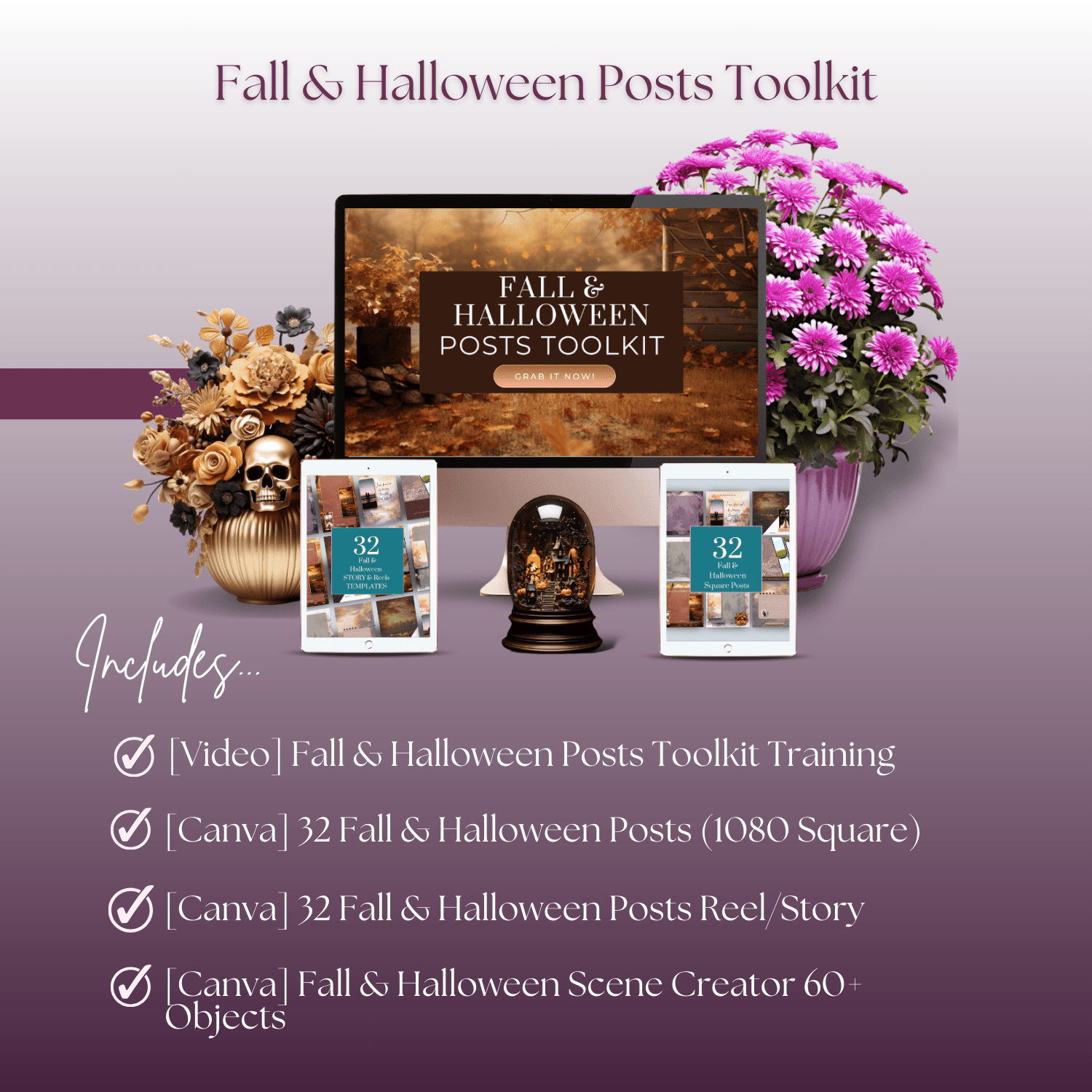 Fall & Halloween Posts Toolkit