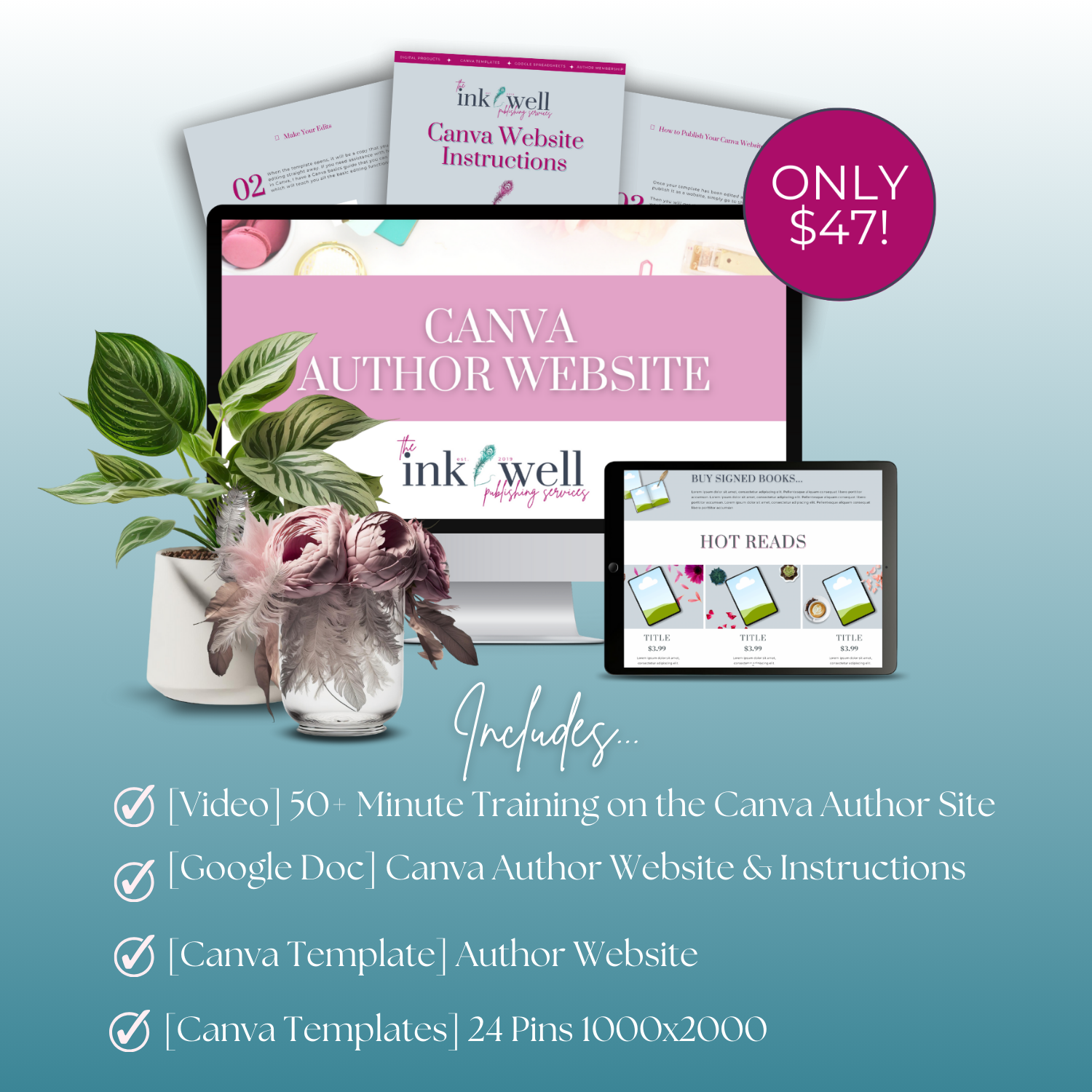 Canva Author Website
