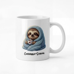 Current Status: Cozy Sloth Mug