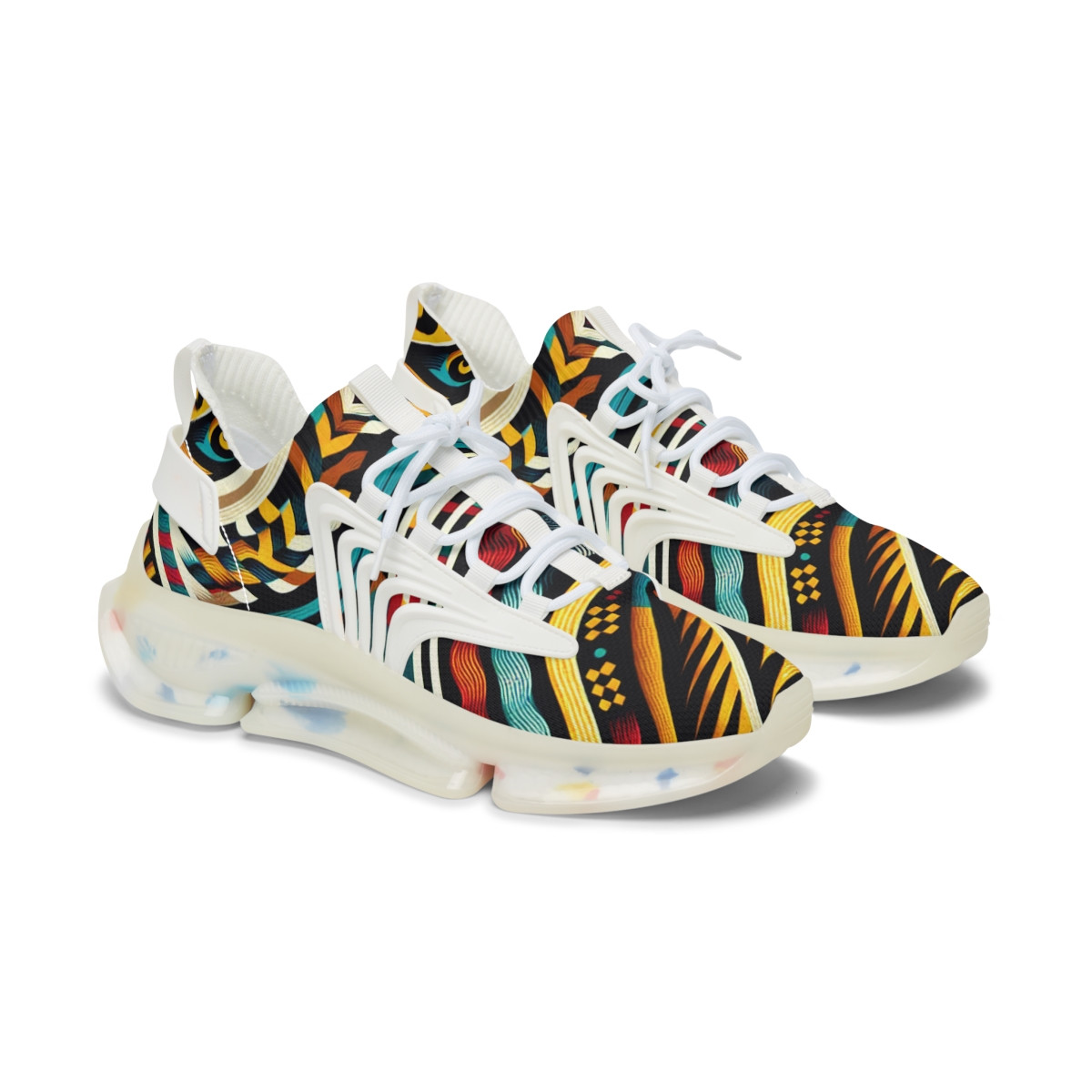 "AfroVibes Heritage Kicks" - Women's Mesh Sneaker
