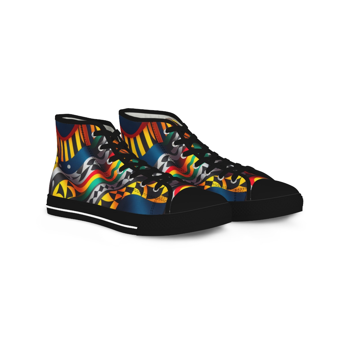 "KenteKicks: AfroFusion Steps" - Sneakers