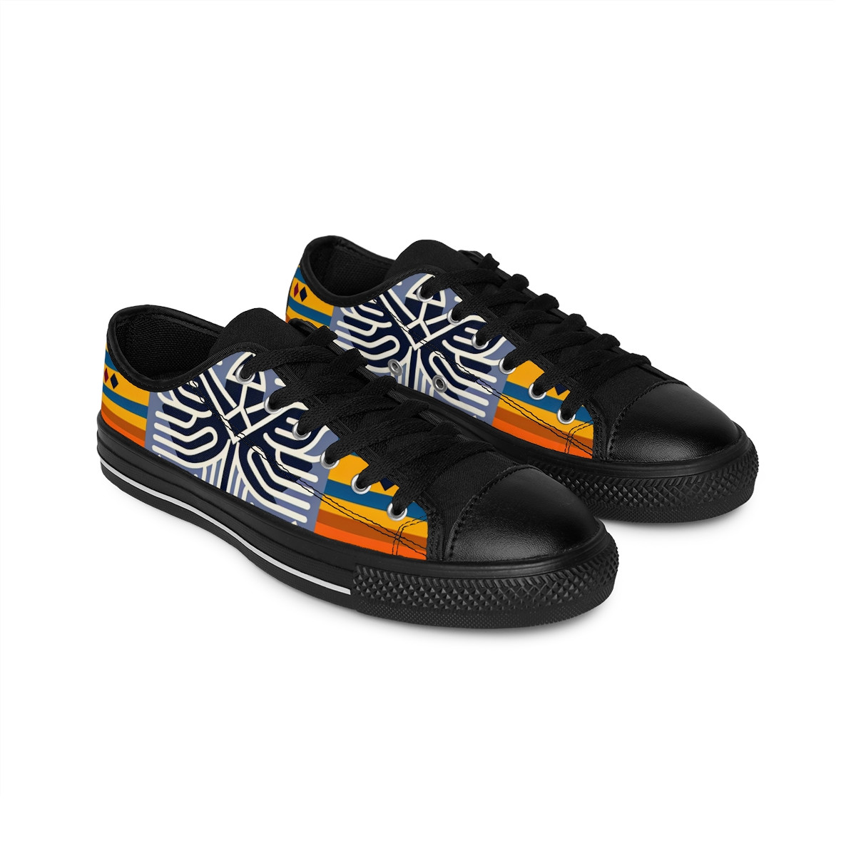 "KenteKicks: Afro-Fusion Footwear" - Men's Sneakers