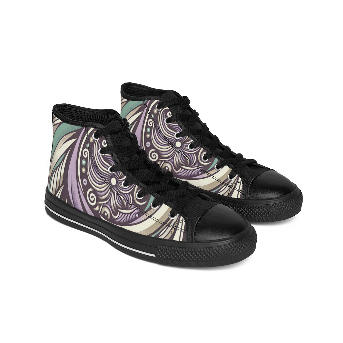 "AfroPulse Kente Kicks" - Men's Classic Sneakers