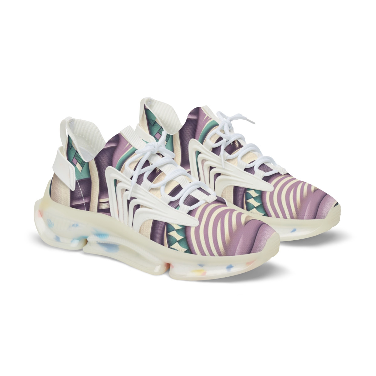 "AfroFusion Kente Kicks" - Men's Mesh Sneaker