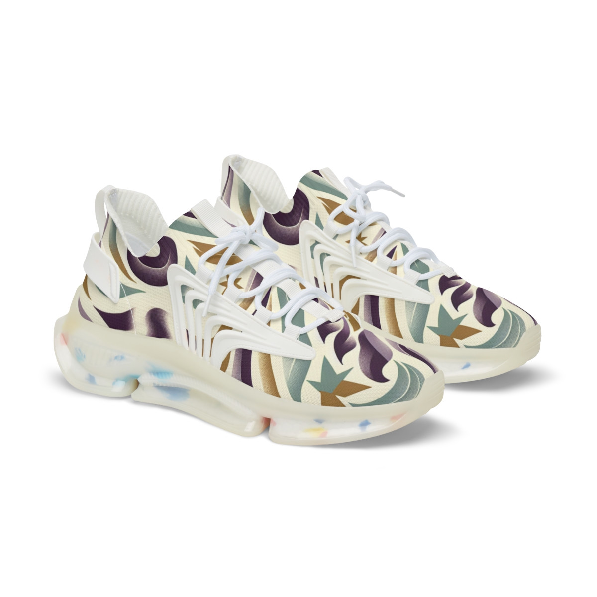"AfroFusion Kente Kickz" - Men's Mesh Sneaker