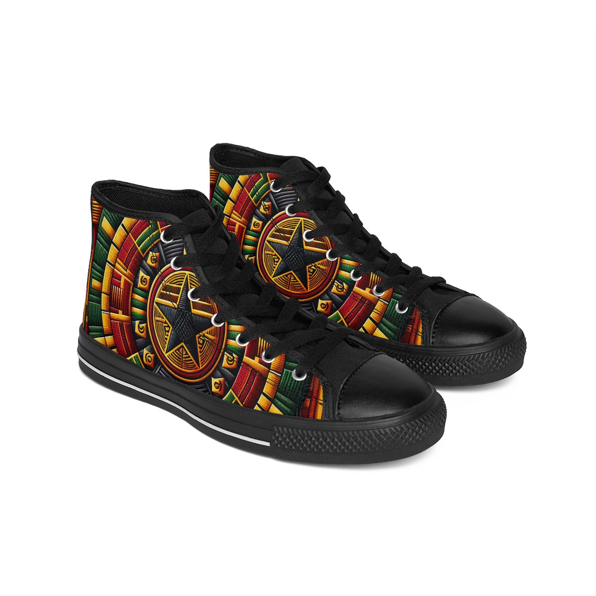 "Ashanti Runway Rebels" - Women's Classic Sneakers