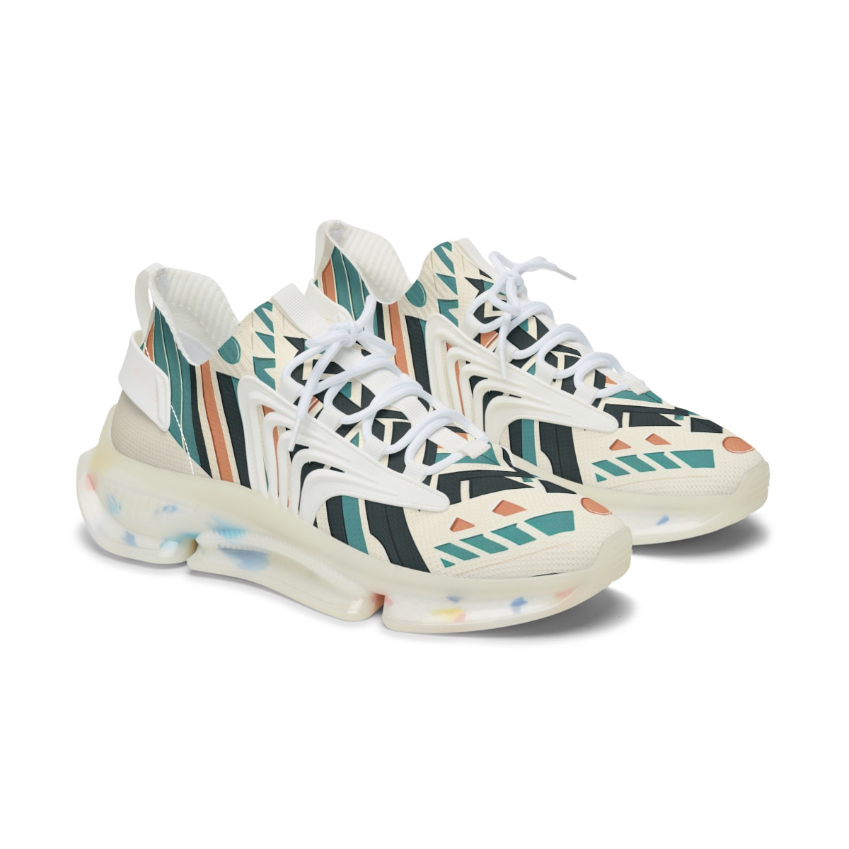 African Kaleidoscope Kicks - Women's Mesh Sneaker
