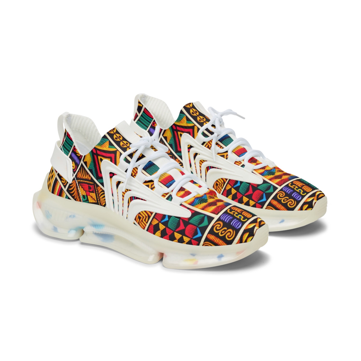 "KenteStride Euphoria Sneakers" - Women's Mesh Sneaker