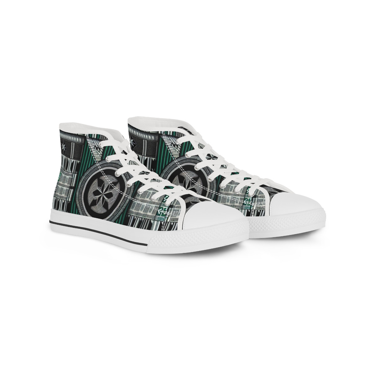 "Rhythm of Kente Kicks" - Men's High top Sneakers