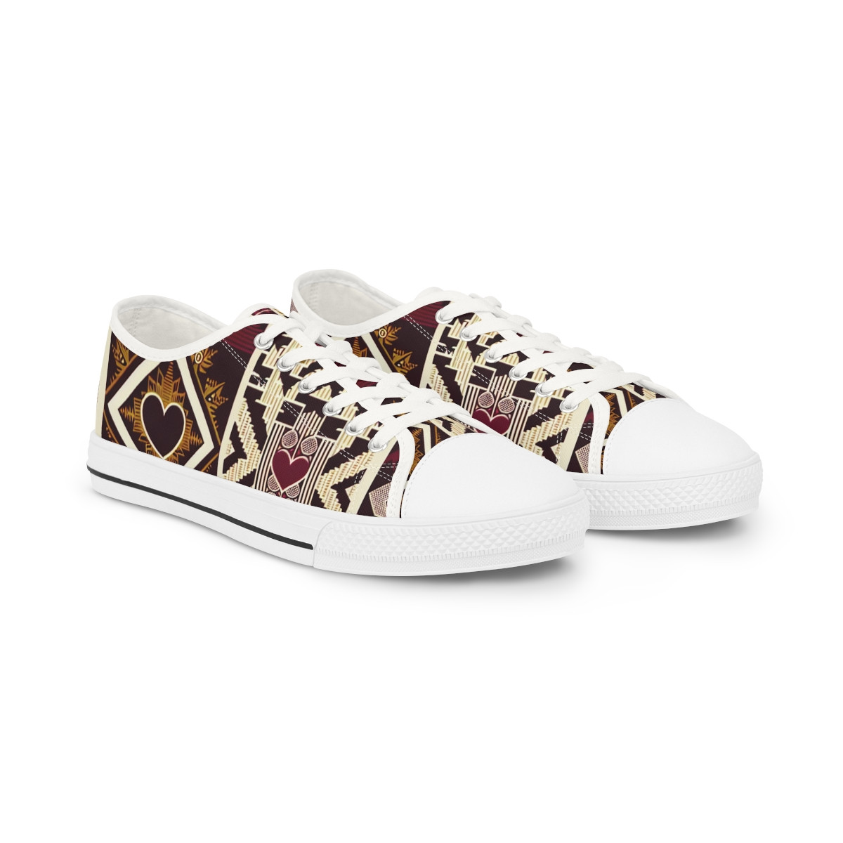 "Kente Kicks Fusion" - Men's Lowtop Sneakers