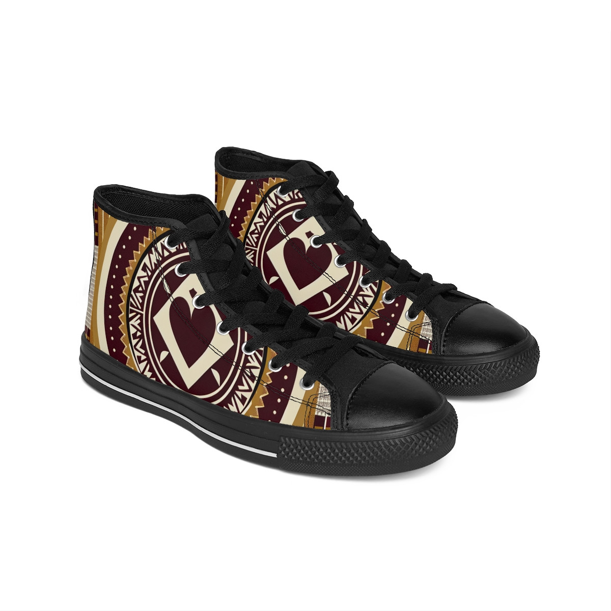 "AfroElegance Kente Kicks" - Men's Classic Sneakers