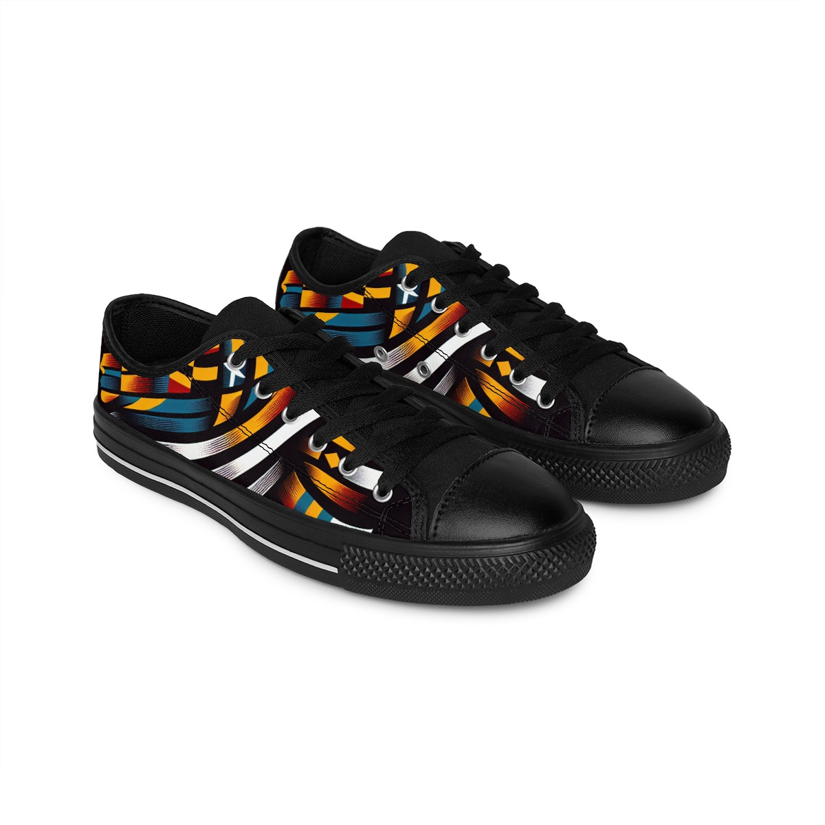 "Kente-Kick Fusion" - Women's Sneakers