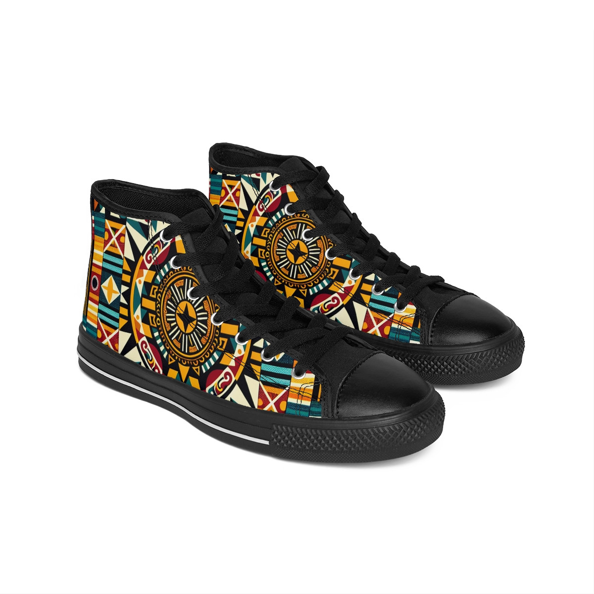 "AfroFusion Kicks" - Women's Classic Sneakers