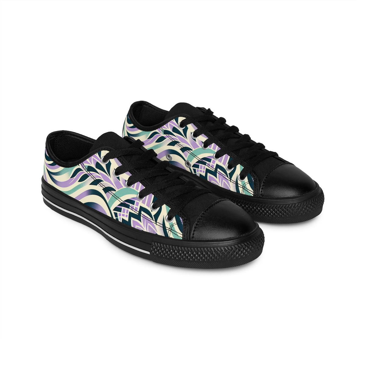 "AfroFusion Kente Kicks" - Men's Sneakers