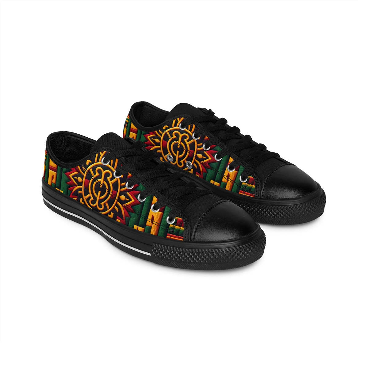 "Afriglow Kente Kicks" - Men's Sneakers