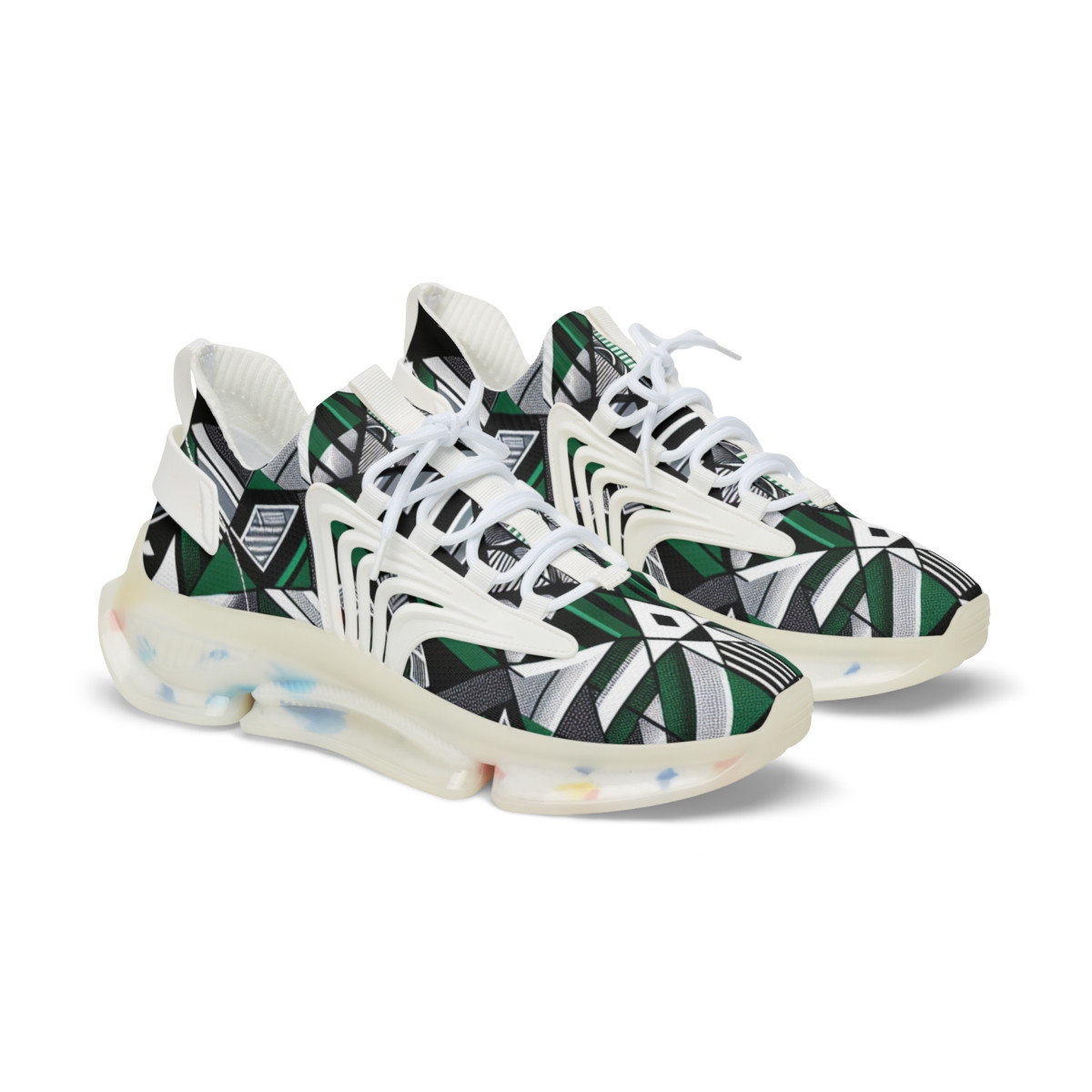 "Heritage Step Kente Kicks" - Men's Mesh Sneaker