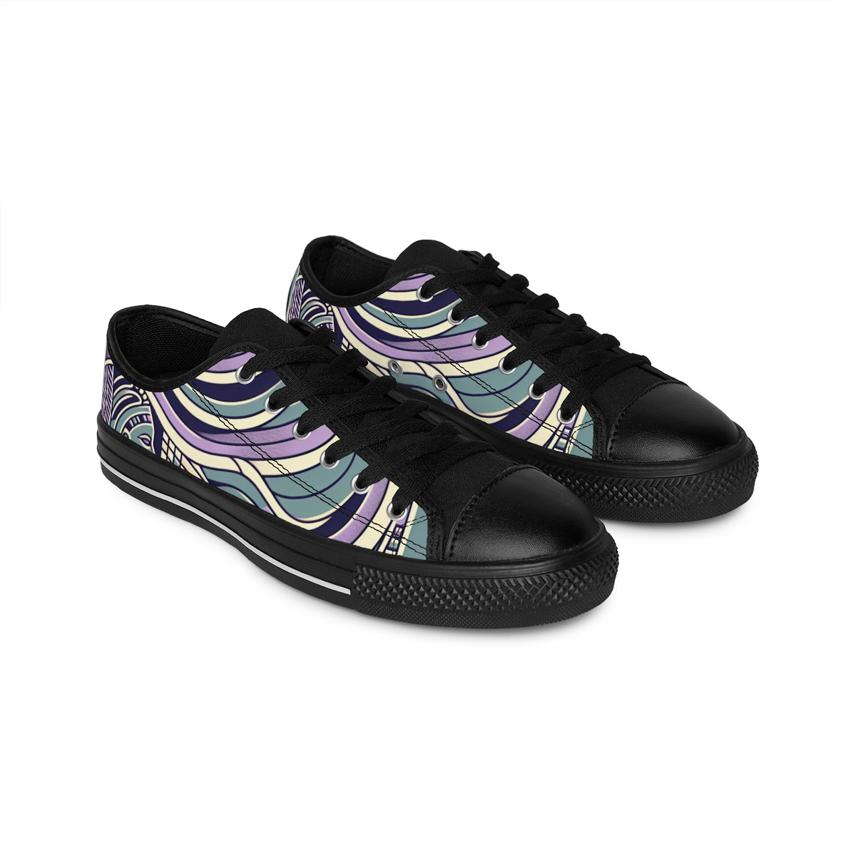 "AfroStride Kente Kicks" - Men's Sneakers