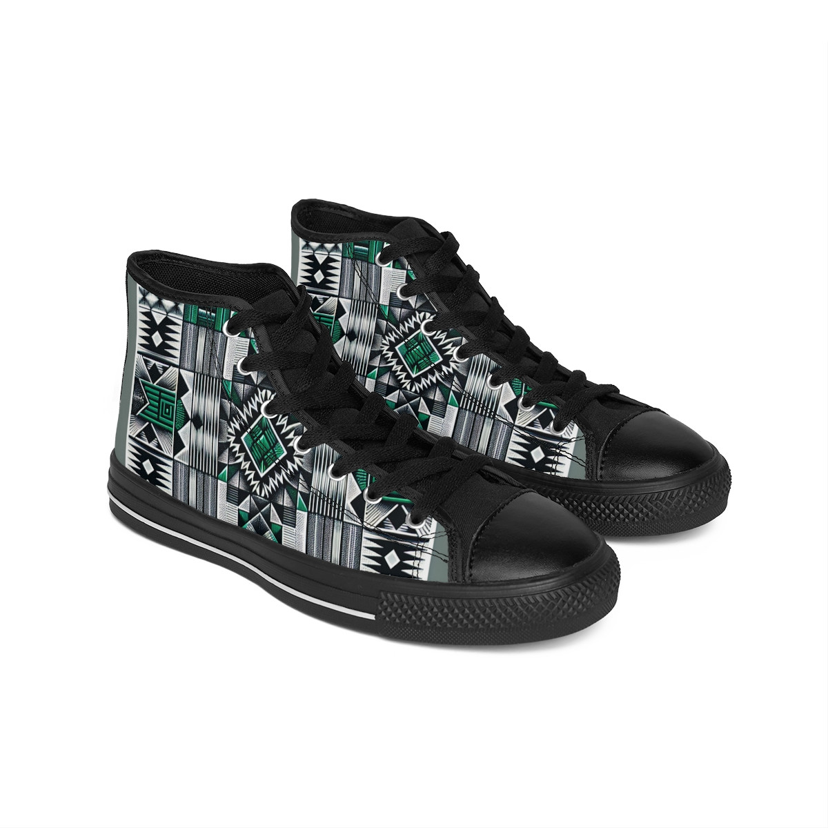 "AfroStride Kente Kicks" - Women's Classic Sneakers