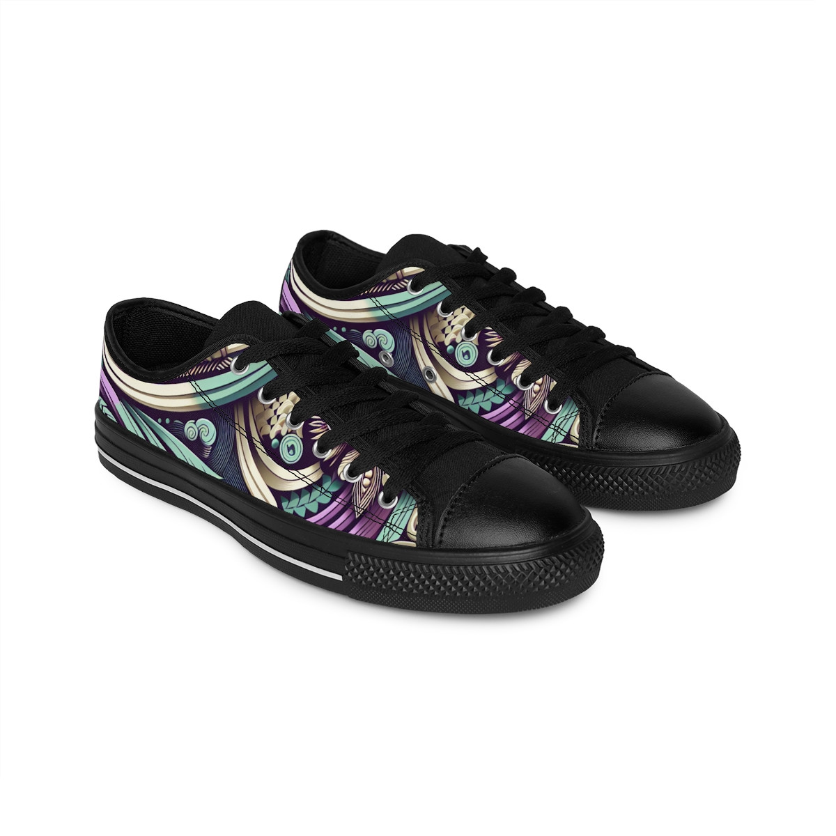 "AfroStride Kente Kicks" - Men's Sneakers