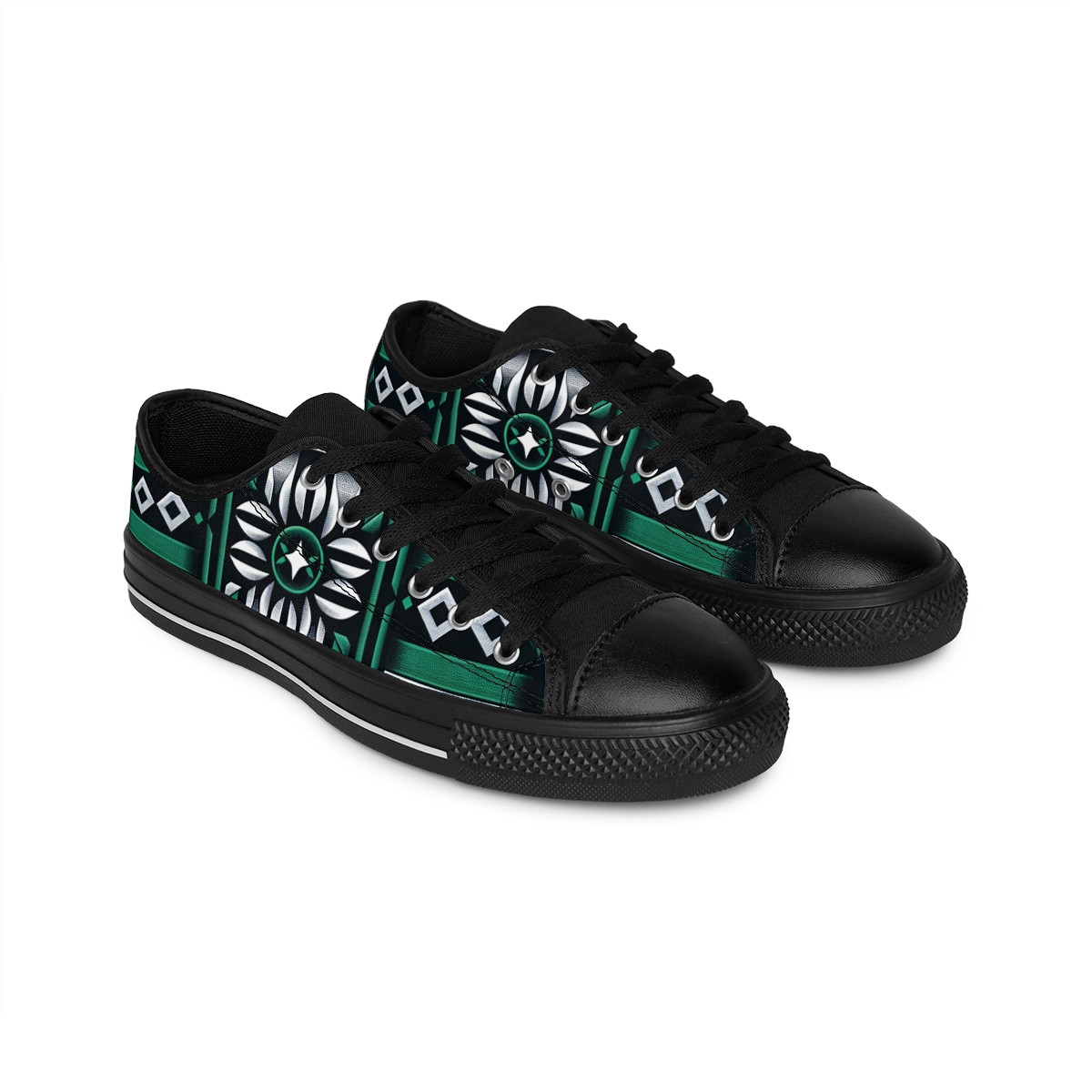 "AfroKicks: Kente Carnival Edition" - Men's Sneakers