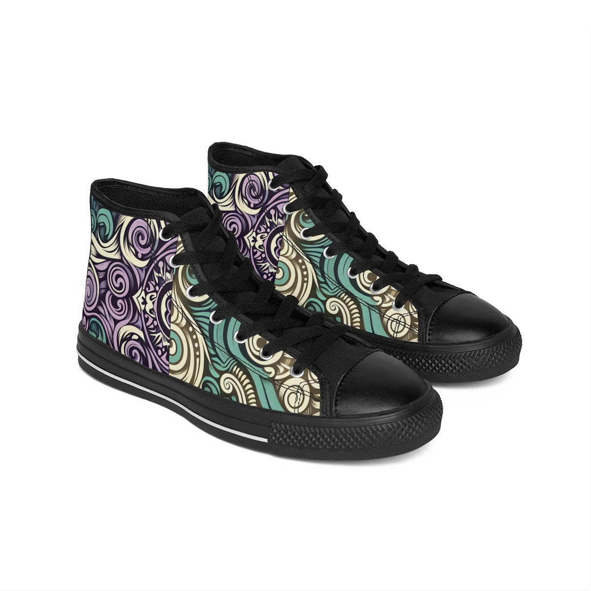 "AfroZenith Kente Kicks" - Men's Classic Sneakers