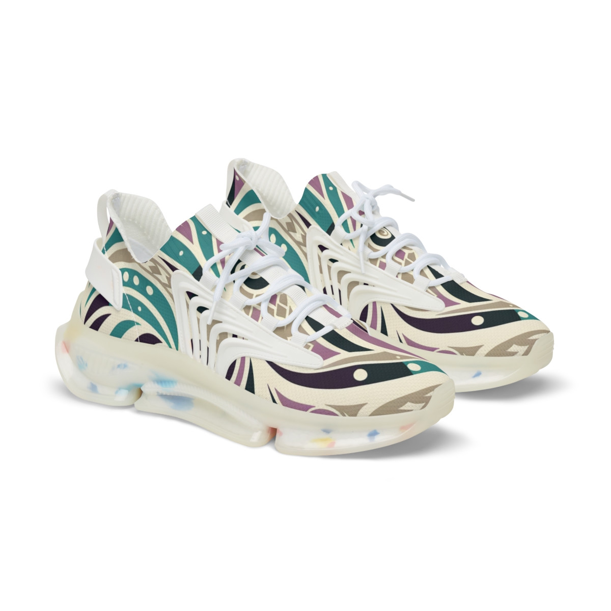 "HeritageStride Kente Kicks" - Men's Mesh Sneaker