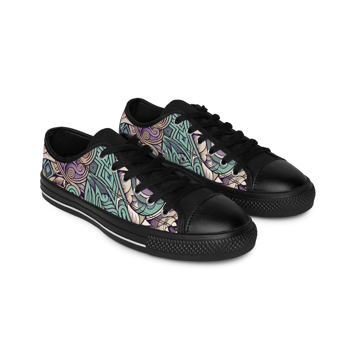 "AfroFusion Kente Kicks" - Men's Sneakers