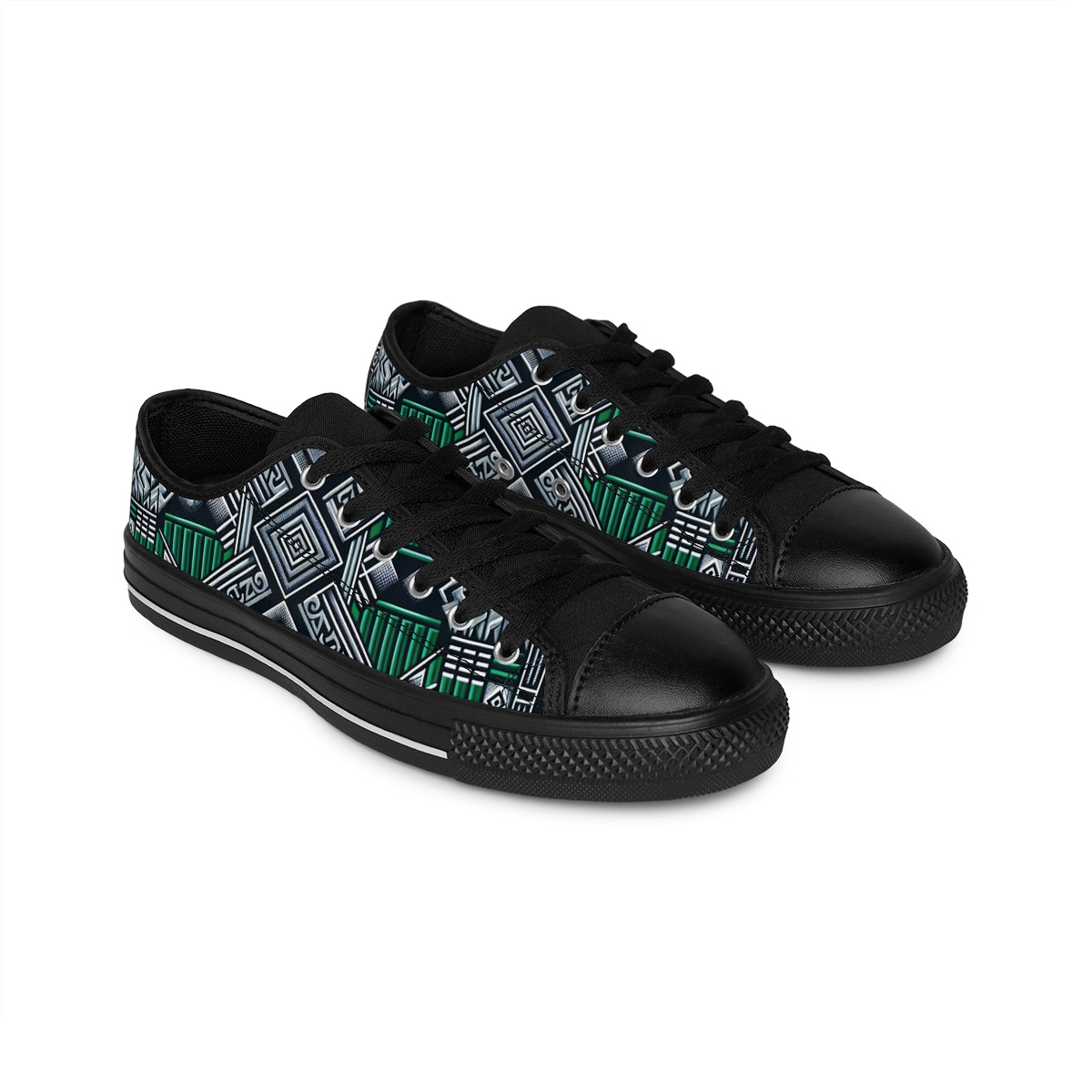 "Kente Kicks: Vibrant Voyage Edition" - Men's Sneakers