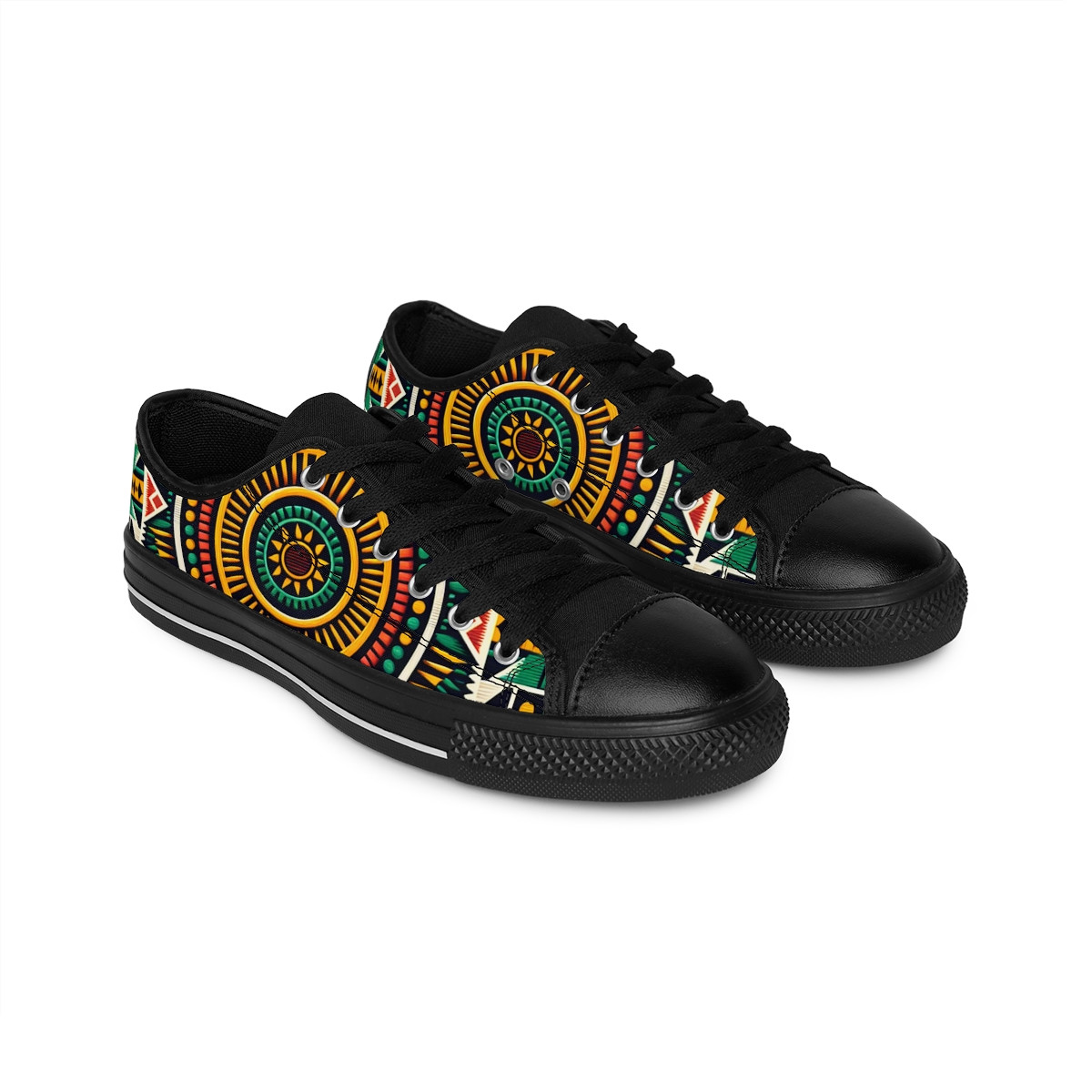 "KenteStride Odyssey Sneakers" - Women's Sneakers