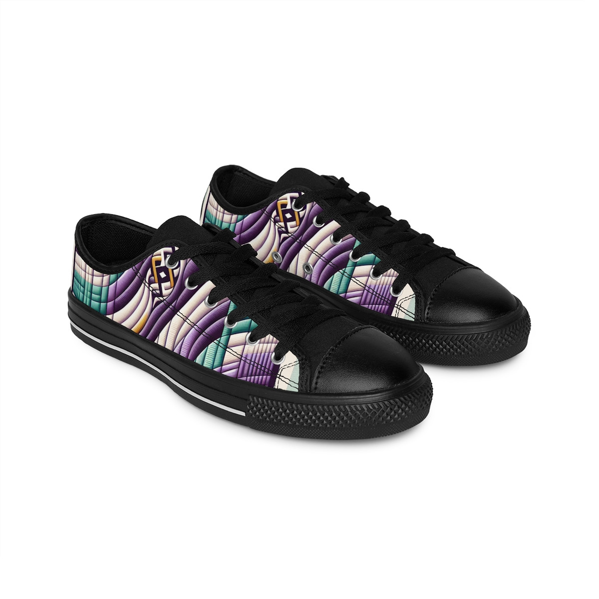 "AfroVibe Kente Kicks" - Men's Sneakers