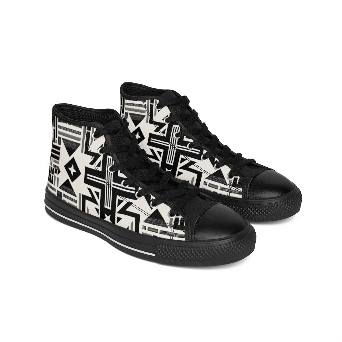 "AfroFusion Kente Kicks" - Men's Classic Sneakers