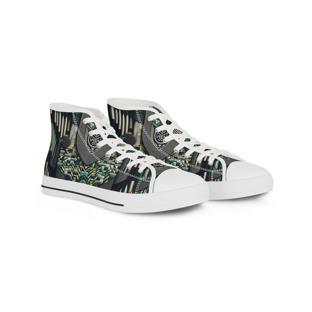 "Akoma AfroFusion Kicks" - Men's High top Sneakers