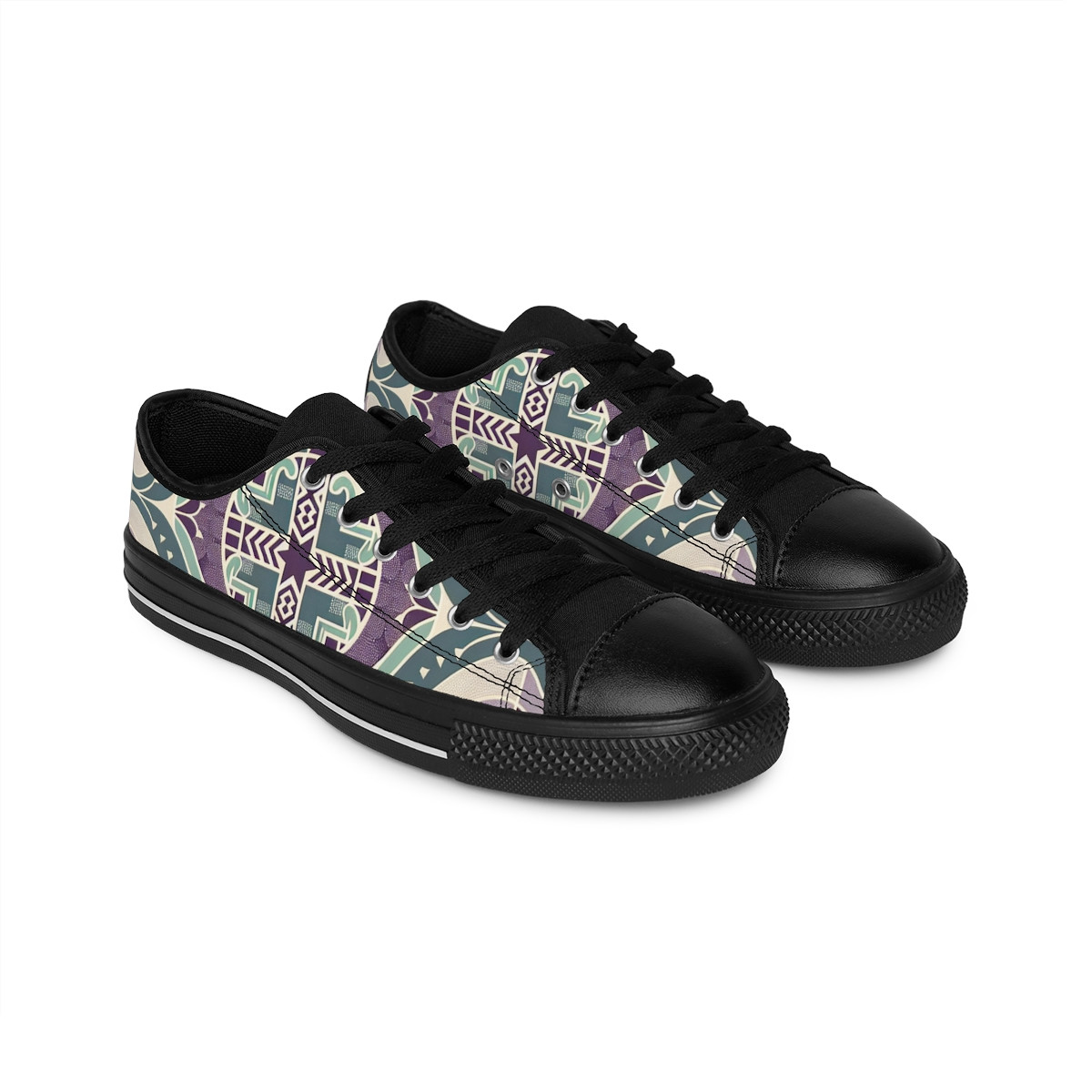 "AfroStride Kente Kicks" - Men's Sneakers