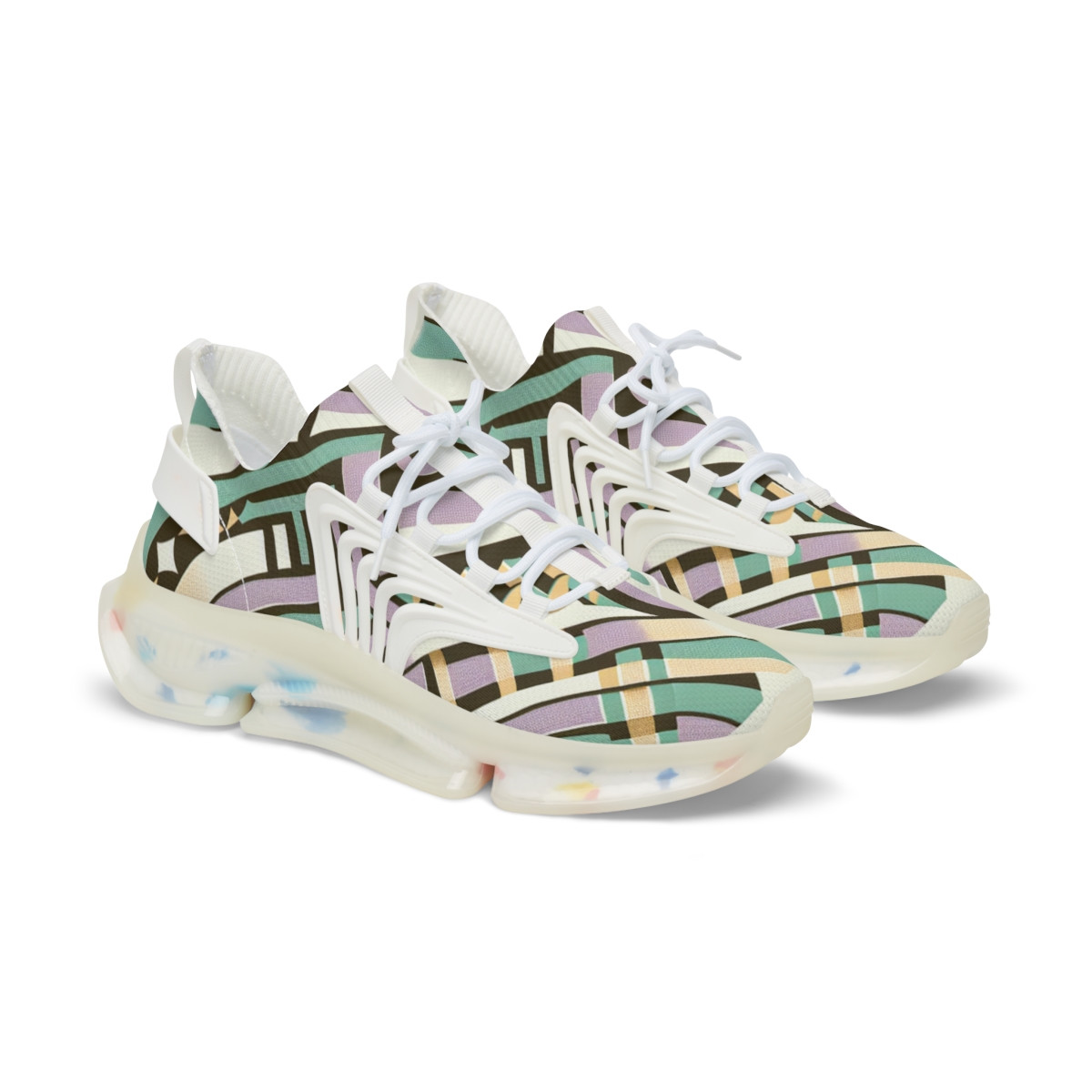 "KenteKicks: AfriVogue Edition" - Men's Mesh Sneaker