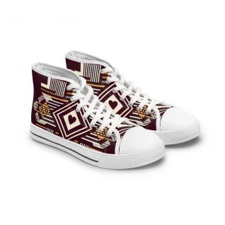 "Akoma AfroFusion Kicks" - Womn's High top Sneakers
