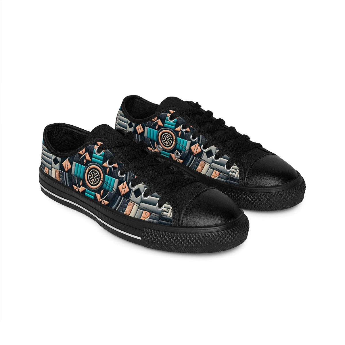 "AfroStride Kente Kicks" - Men's Sneakers